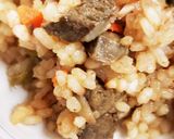 ステーキ肉の炊き込みごはん作り方4写真
