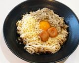 ごま油☆ぶっかけ素麺(揚げ玉＆梅＆昆布)作り方3写真