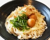 ごま油☆ぶっかけ素麺(梅しそ・かつお節)作り方3写真