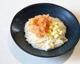 ごま油☆ぶっかけ素麺(明太子・チーズ)作り方3写真