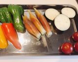 【簡単】夏野菜の肉巻き作り方1写真
