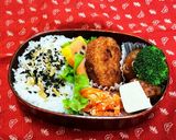 ミートボールとクリームコロッケ弁当作り方4写真
