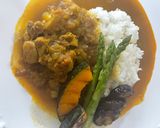 スピルリナ入り夏野菜スパイスチキンカレー作り方7写真