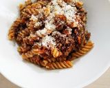 簡単に♪ご馳走ミートショートパスタ作り方6写真