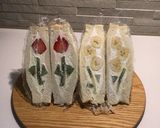 かわいいお花のフルーツサンド♬作り方7写真