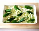 魚肉ソーセージとキャベツのレンジ蒸し作り方4写真