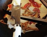 ベーコンと舞茸ゴルゴンゾーラパスタ作り方3写真