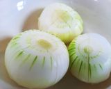 新玉ねぎの簡単レンジ蒸作り方1写真