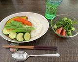 ポークカレー蒸野菜乗っけ〜何食べ#139作り方12写真