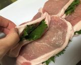 中から味噌ダレ＊大葉が香る！味噌カツ作り方3写真