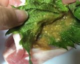 中から味噌ダレ＊大葉が香る！味噌カツ作り方4写真