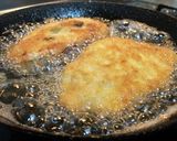 中から味噌ダレ＊大葉が香る！味噌カツ作り方8写真