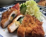 中からチーズ＊大葉が香る！チーズカツ作り方9写真