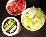 本技凄旨キムチ☆牛肉×キャベツ炒め♪作り方1写真