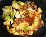 本技凄旨キムチ☆牛肉×キャベツ炒め♪作り方7写真
