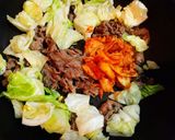 本技凄旨キムチ☆牛肉×キャベツ炒め♪作り方6写真