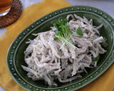 蒸し鶏とごぼうのごまマヨサラダ作り方7写真