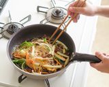 牛肉とじゃがいものカレーチーズ焼ビーフン作り方5写真