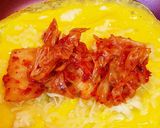 とろりんチーズ入りオムキムチライス作り方5写真