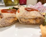 油揚げで簡単！チーズinハンバーグ♥作り方9写真