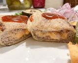 油揚げで簡単！チーズinハンバーグ♥作り方9写真