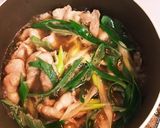 ピリ辛豚バラ肉汁そば作り方4写真