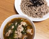 ピリ辛豚バラ肉汁そば作り方5写真
