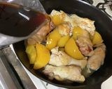 手羽元の黄桃煮作り方4写真