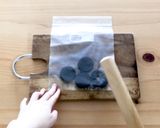 涼しい青色！ヨーグルトアイスケーキ作り方1写真