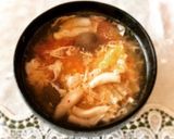 キムチとトマトと卵のスープ作り方4写真