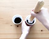 涼しい青色！ヨーグルトアイスケーキ作り方8写真