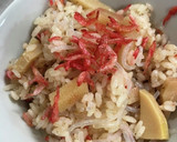 たけのこと干し海老の炊き込みご飯作り方21写真