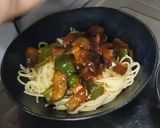夏が本番！ナスとピーマンのパスタ作り方6写真