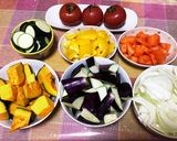 栄養たっぷり夏野菜スープ作り方1写真