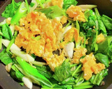 ほうれん草と卵の中華風炒めもの作り方6写真