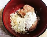 【作り置き】鳥ミンチとレンコンの揚げ焼き作り方1写真