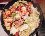 簡単☆豚肉とキャベツと厚揚げの味噌炒め作り方6写真