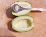 摘果メロンのヨーグルト味噌漬け作り方1写真