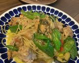 チキンローストと甘長とうがらしのパスタ作り方6写真