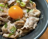 ネギ塩レモン★豚丼作り方5写真