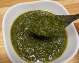 ドクダミのジェノベーゼソース（そうめん）作り方6写真