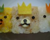 ★キューブでキャラ弁(≖益≖)♡★作り方2写真