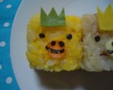 ★キューブでキャラ弁(≖益≖)♡★作り方4写真