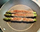 丸ごとアスパラの豚つくね作り方6写真