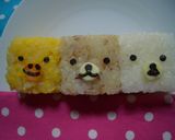 ★キューブでキャラ弁(≖益≖)♡★作り方6写真