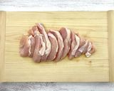 ご飯進む＊鶏むね肉とナスの生姜照り焼き＊作り方1写真