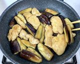 ご飯進む＊鶏むね肉とナスの生姜照り焼き＊作り方7写真