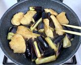 ご飯進む＊鶏むね肉とナスの生姜照り焼き＊作り方6写真