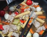 パプリカとズッキーニでカラフル八宝菜作り方7写真