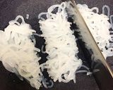 お弁当用☆ふりかけでピリ辛たらこしらたき作り方2写真